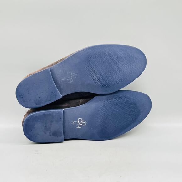 Cole Haan Shoes Mens 8.5 Brown Suede Slip On Loafers Blue Sole Casual Comfort main image 4